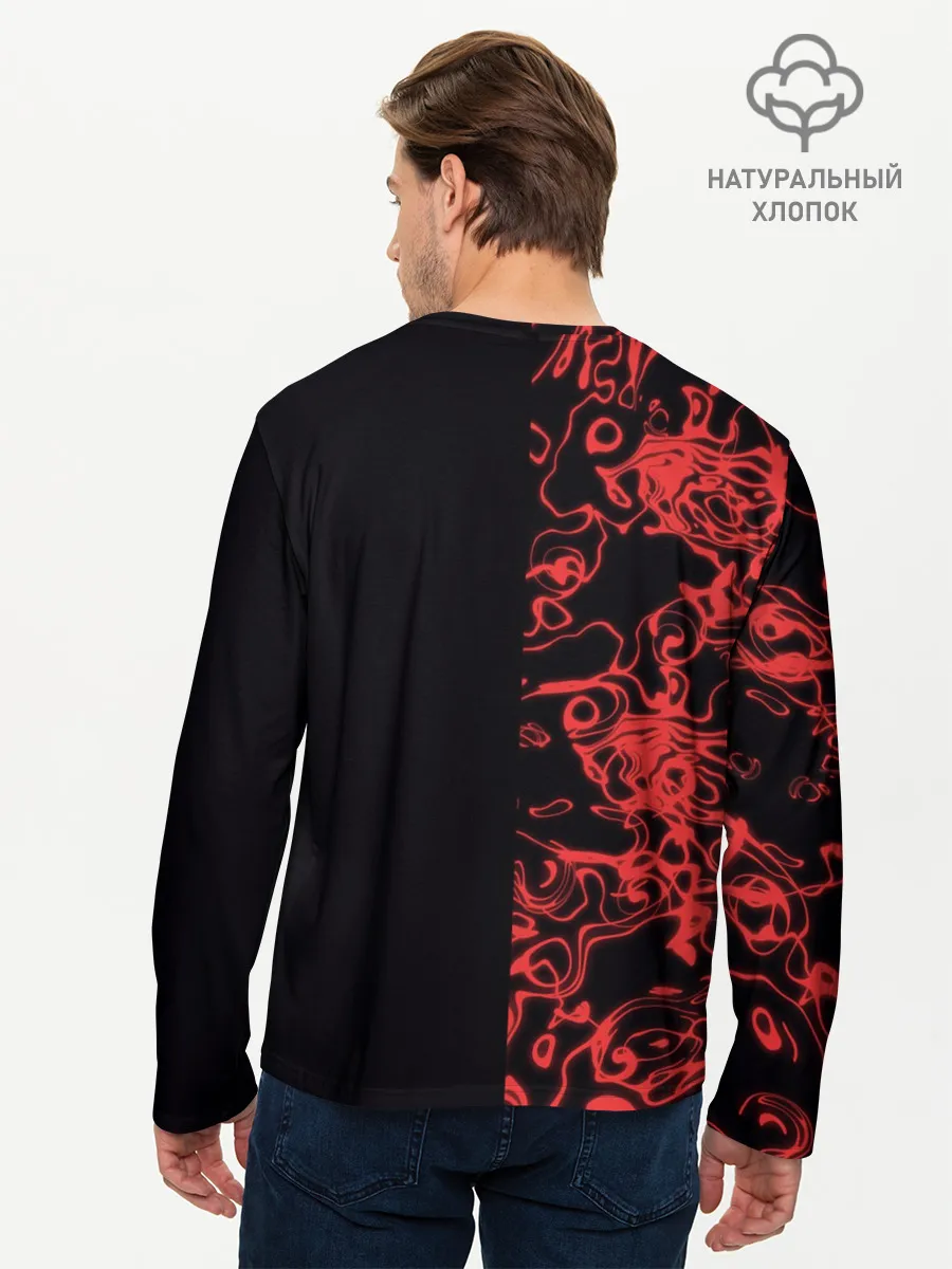 Мужской лонгслив базовый / I Love Rock