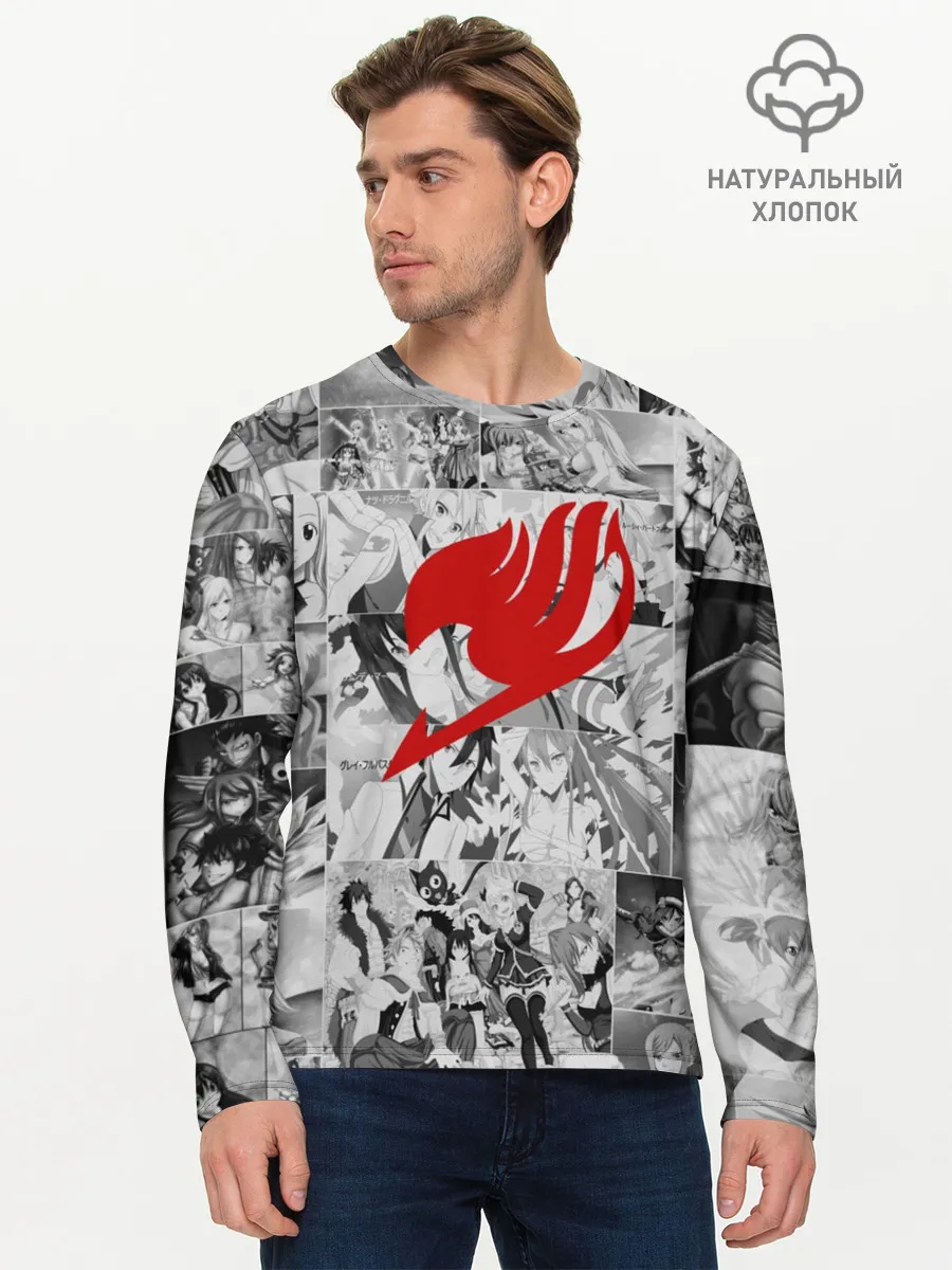 Мужской лонгслив базовый / Все герои Фейри Тейл