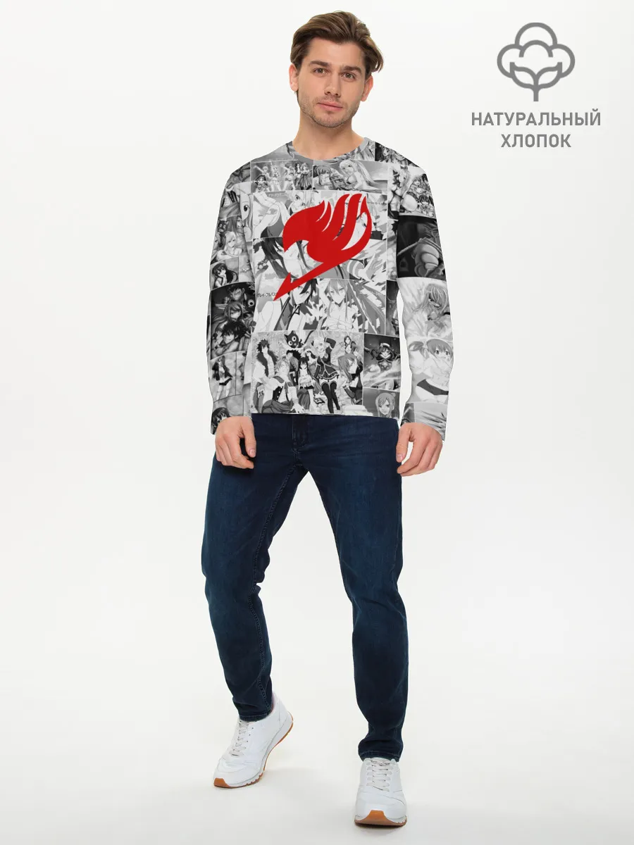 Мужской лонгслив базовый / Все герои Фейри Тейл