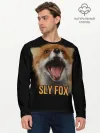 Мужской лонгслив базовый / Хитрый лис