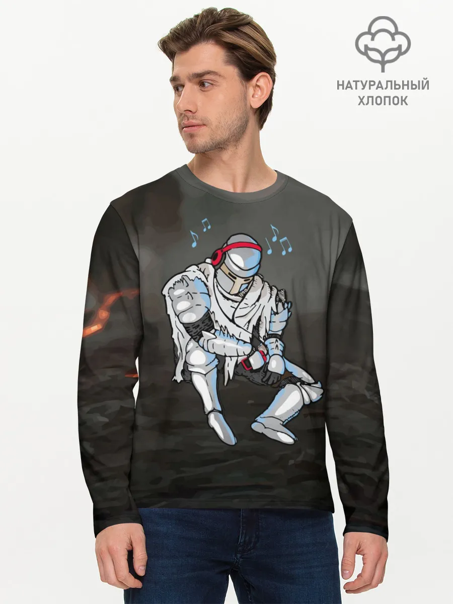 Мужской лонгслив базовый / Dark Souls