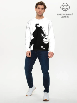 Мужской лонгслив базовый / Sin City - Hartigan