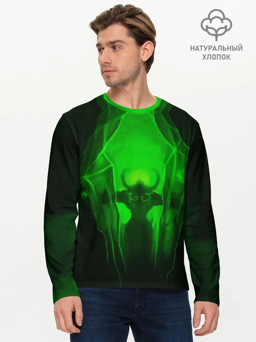 Мужской лонгслив базовый / Демон легиона