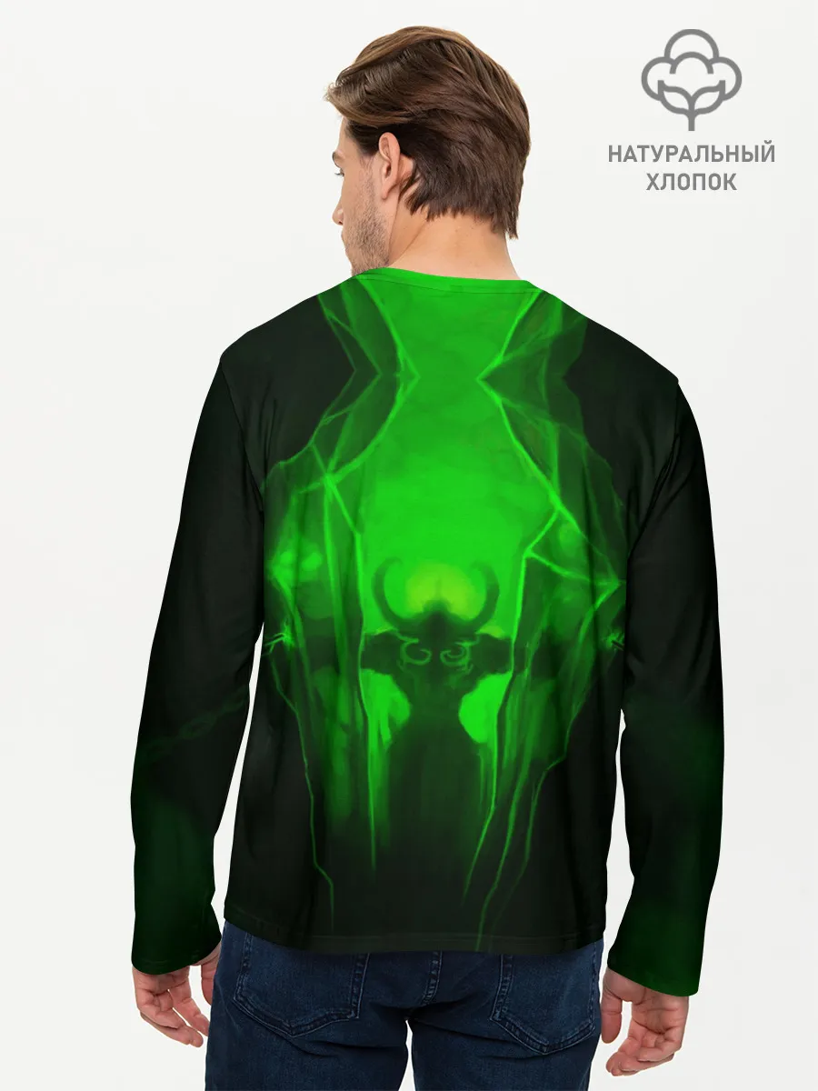 Мужской лонгслив базовый / Демон легиона