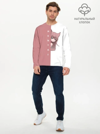 Мужской лонгслив базовый / Японская анимация