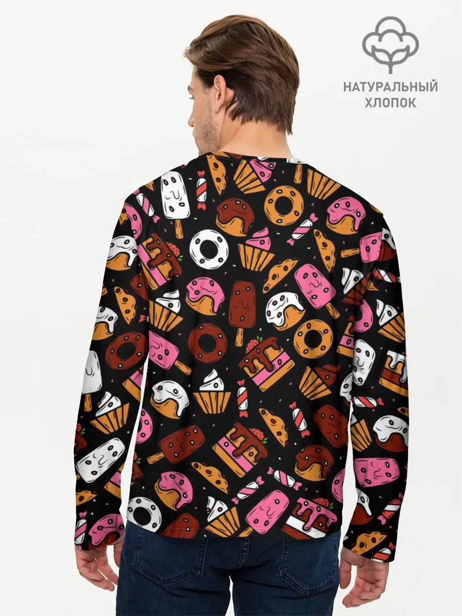 Мужской лонгслив базовый / Вкусняшки