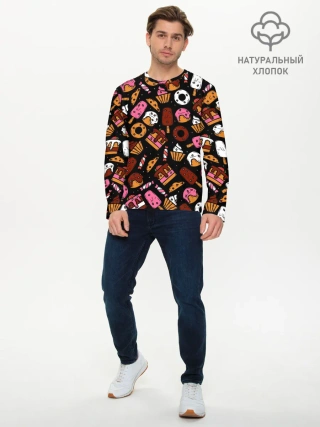 Мужской лонгслив базовый / Вкусняшки