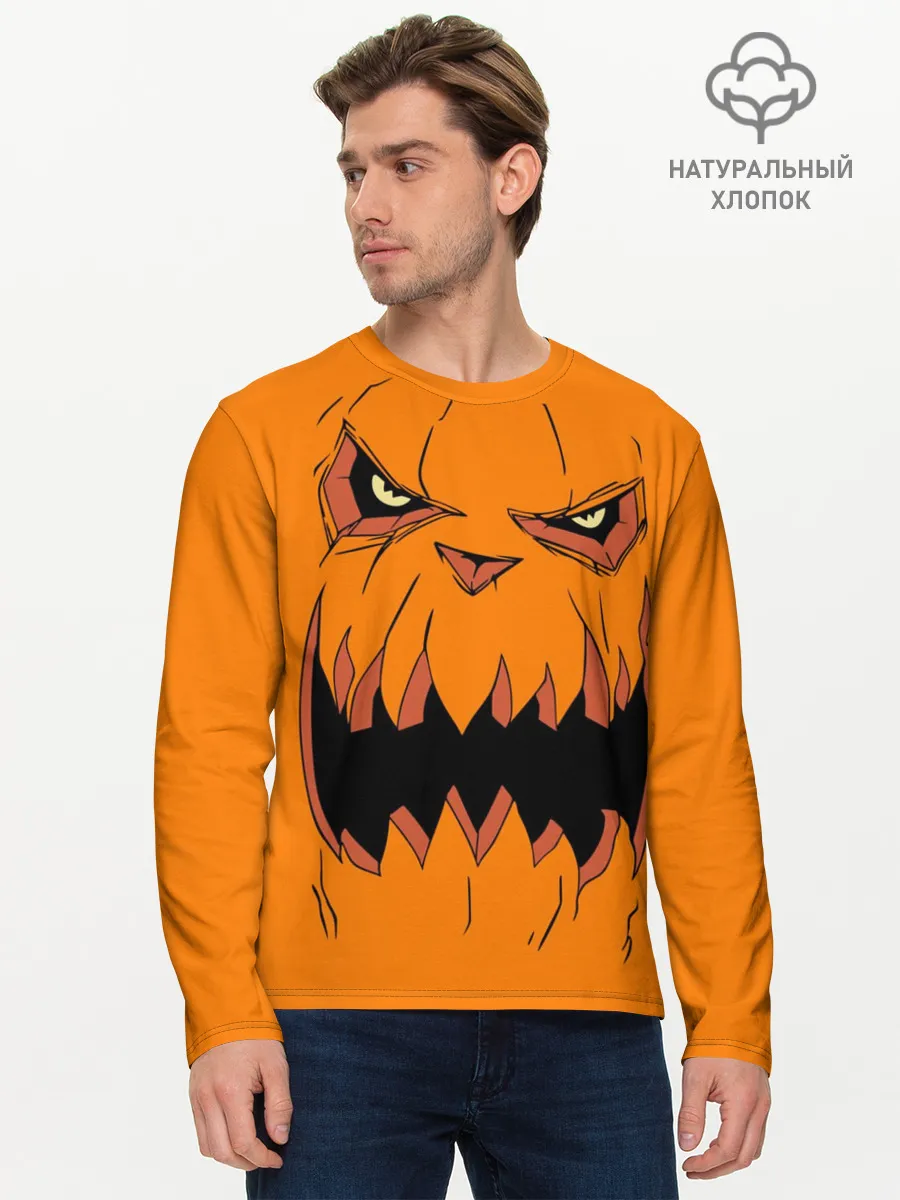 Мужской лонгслив базовый / Halloween