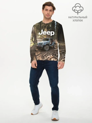 Мужской лонгслив базовый / Jeep