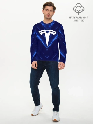 Мужской лонгслив базовый / TESLA