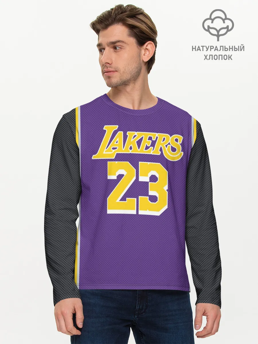 Мужской лонгслив базовый / James LA Lakers 2019