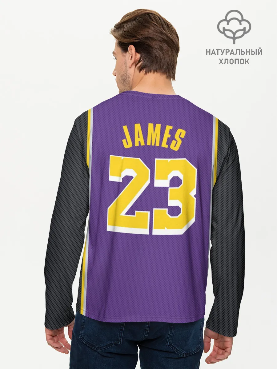 Мужской лонгслив базовый / James LA Lakers 2019