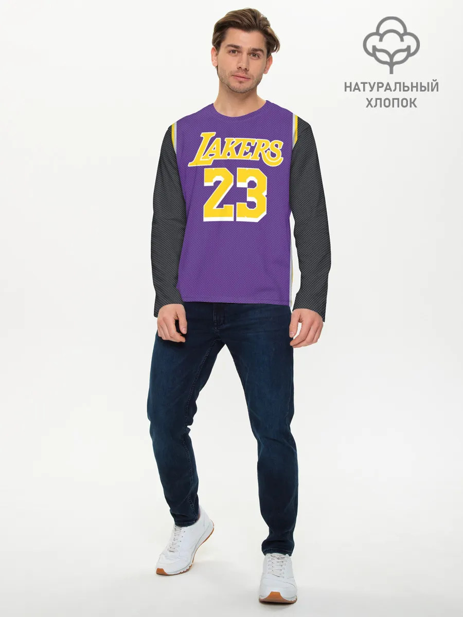 Мужской лонгслив базовый / James LA Lakers 2019