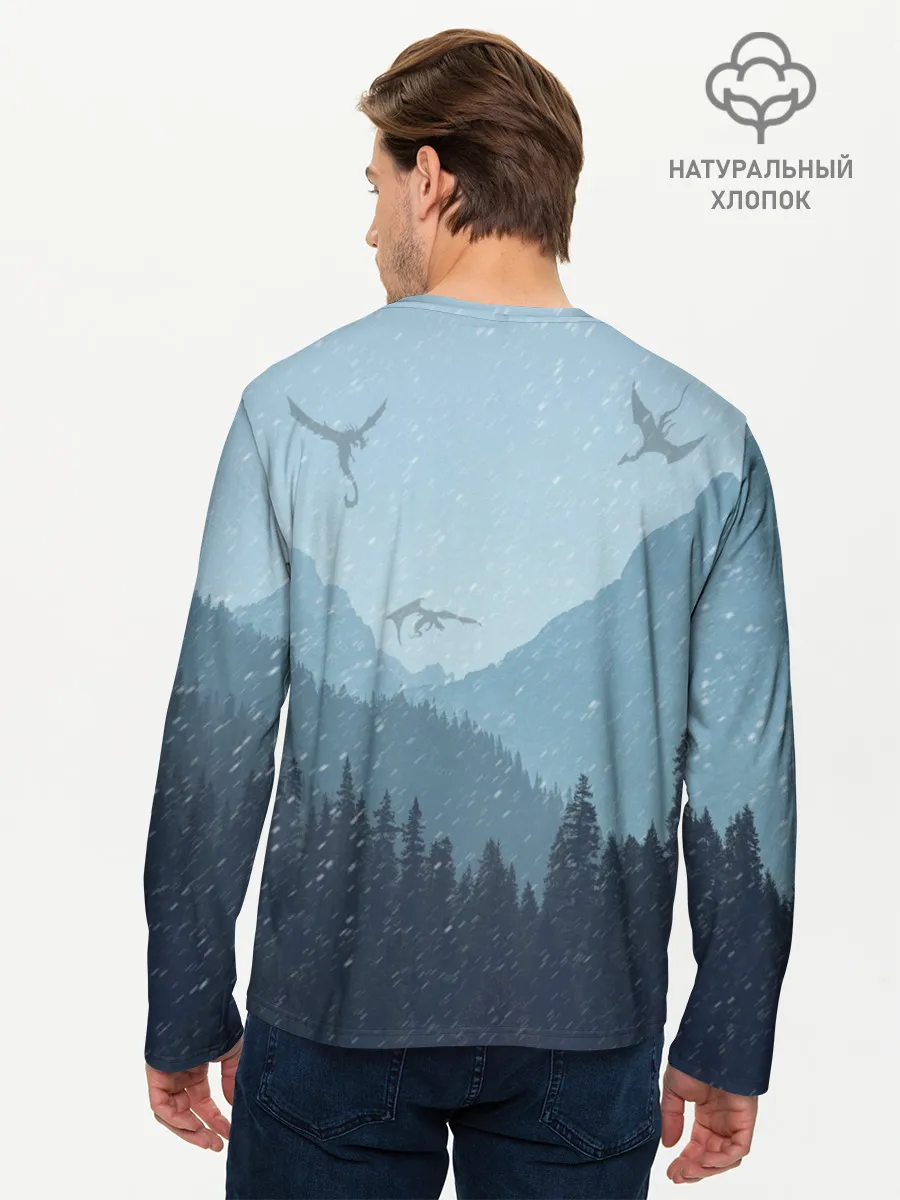 Мужской лонгслив базовый / TES SKYRIM