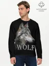 Мужской лонгслив базовый / Wolf