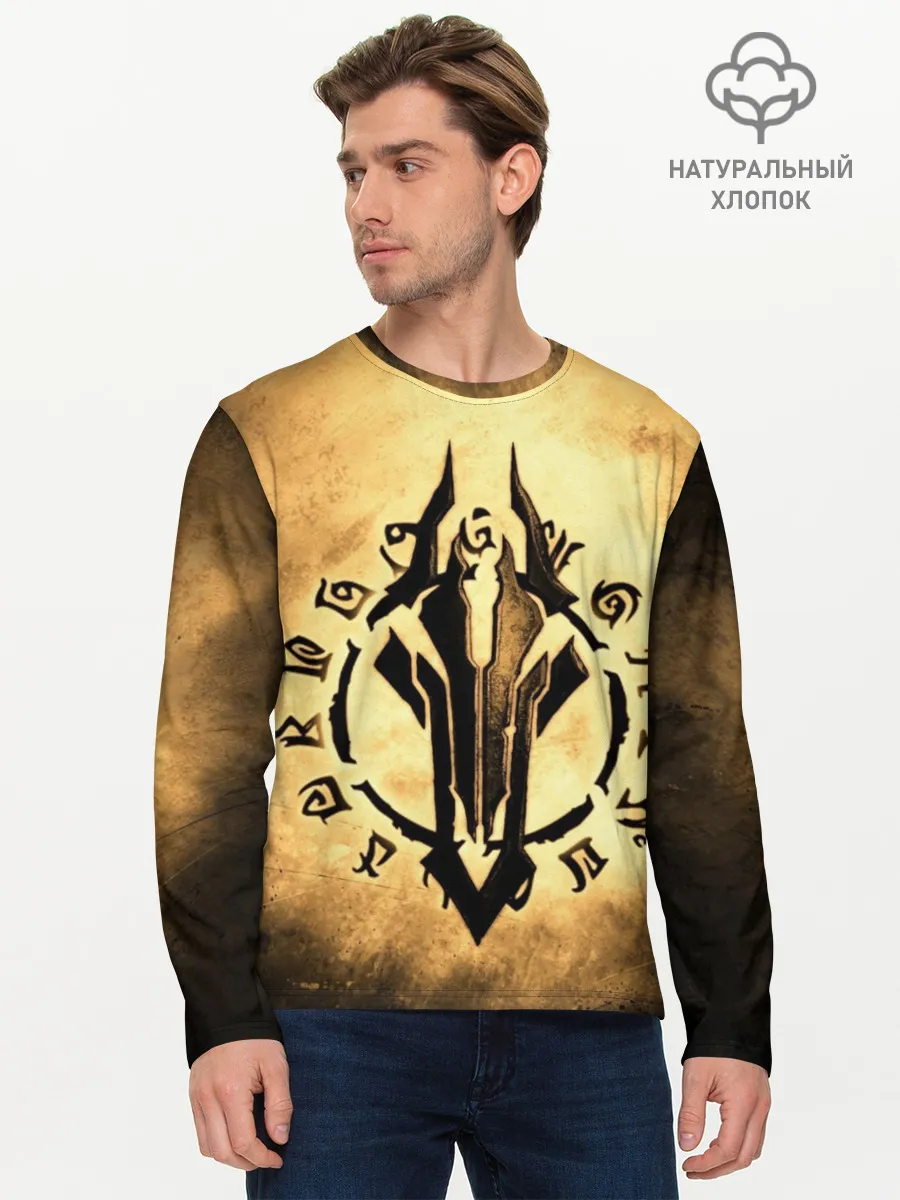 Мужской лонгслив базовый / Darksiders LOGO