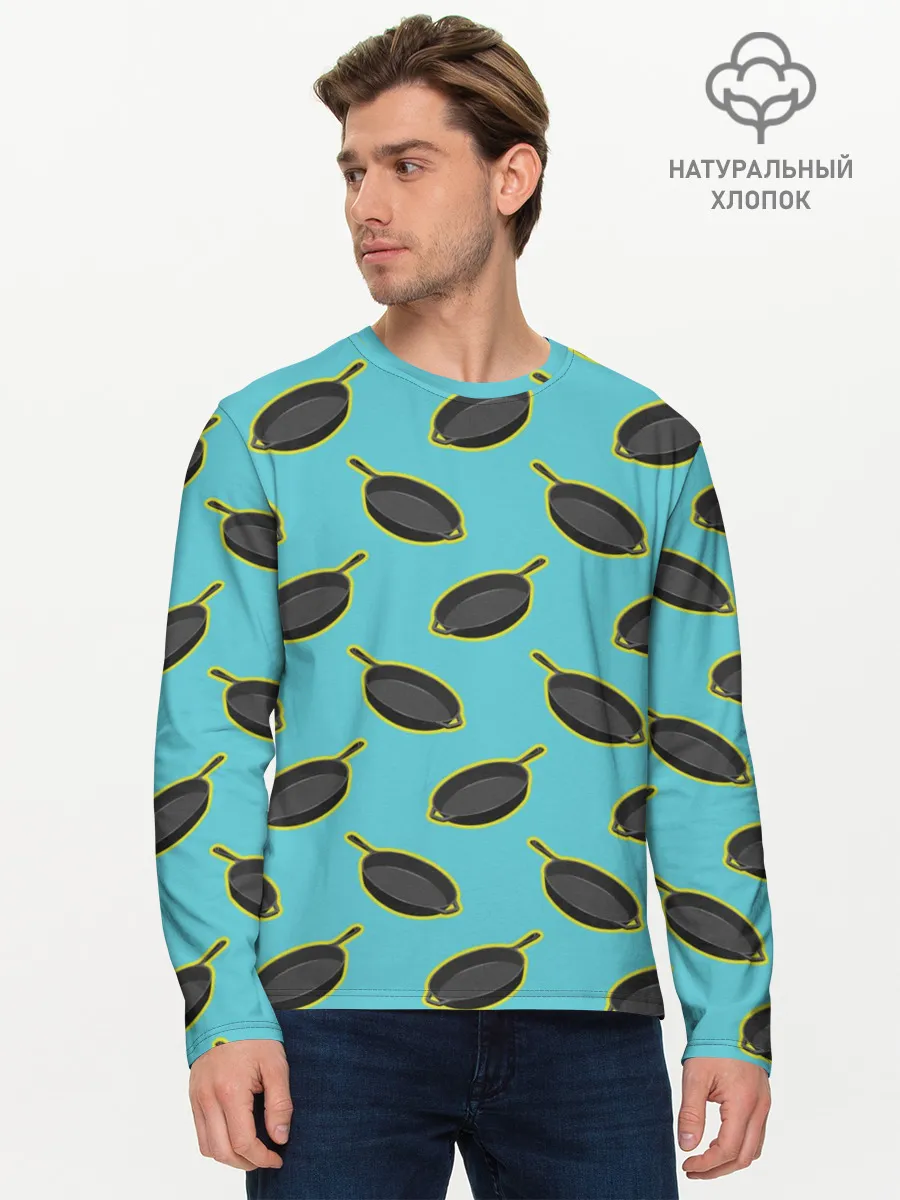 Мужской лонгслив базовый / PUBG Сковородочки