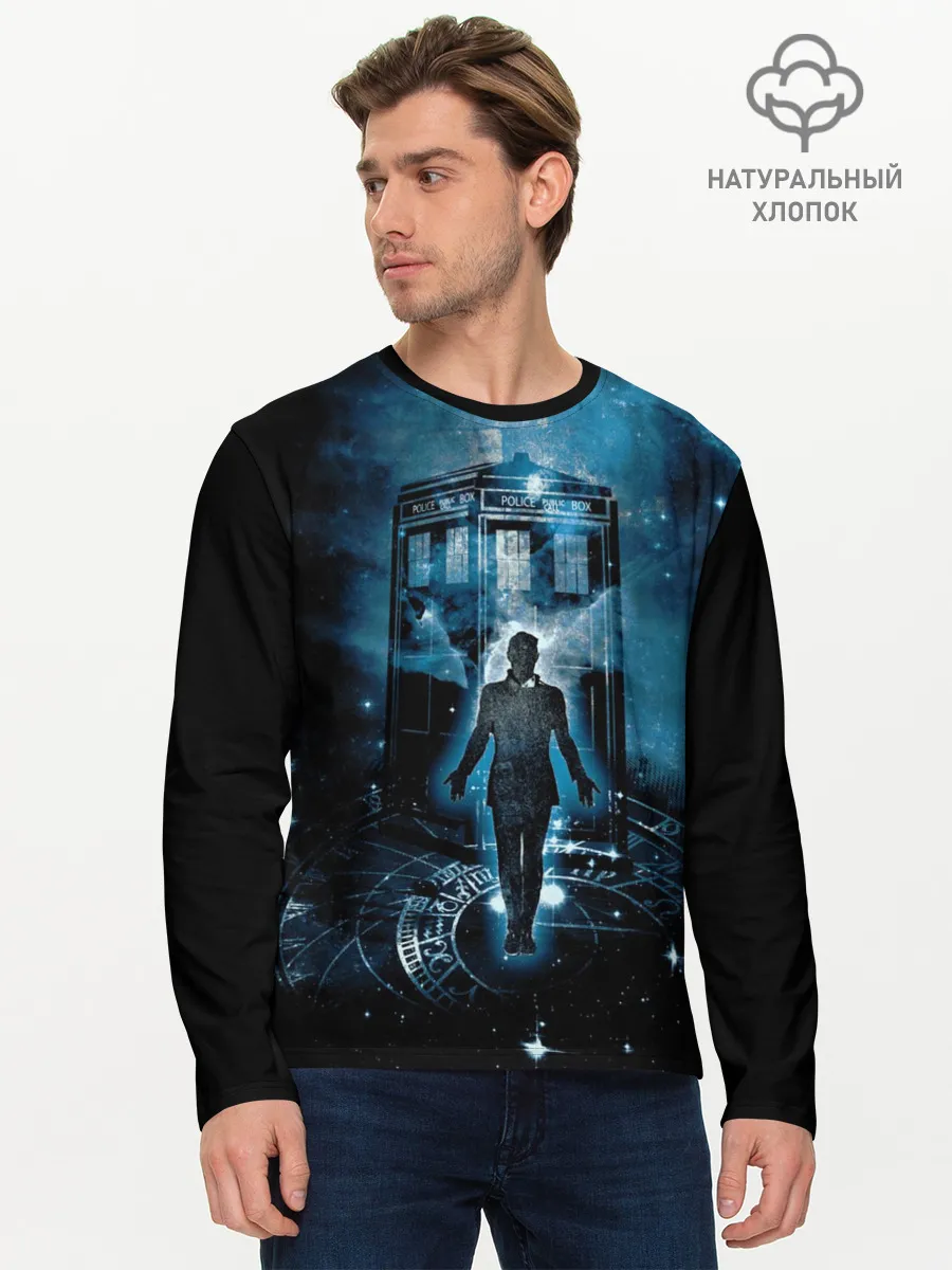 Мужской лонгслив базовый / Doctor Who