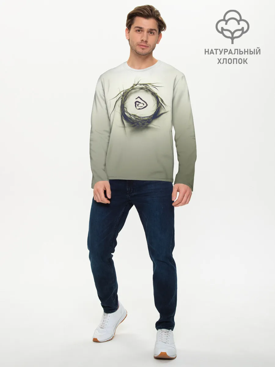 Мужской лонгслив базовый / Настоящий Детектив Символ