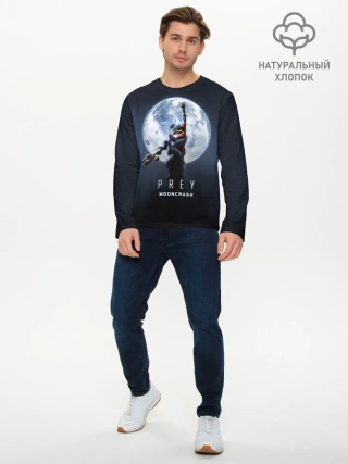 Мужской лонгслив базовый / PREY: Mooncrash