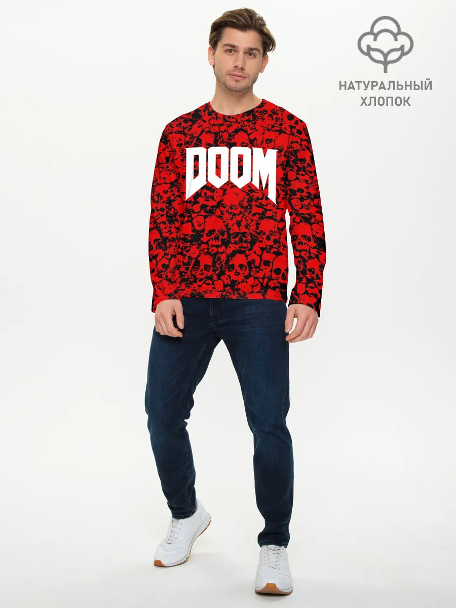 Мужской лонгслив базовый / DOOM