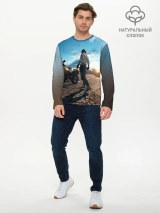 Мужской лонгслив базовый / PUBG