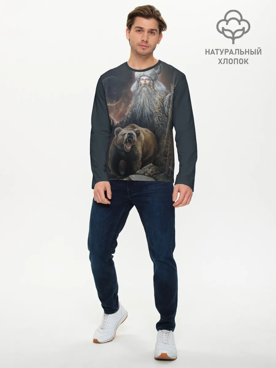 Мужской лонгслив базовый / Велес