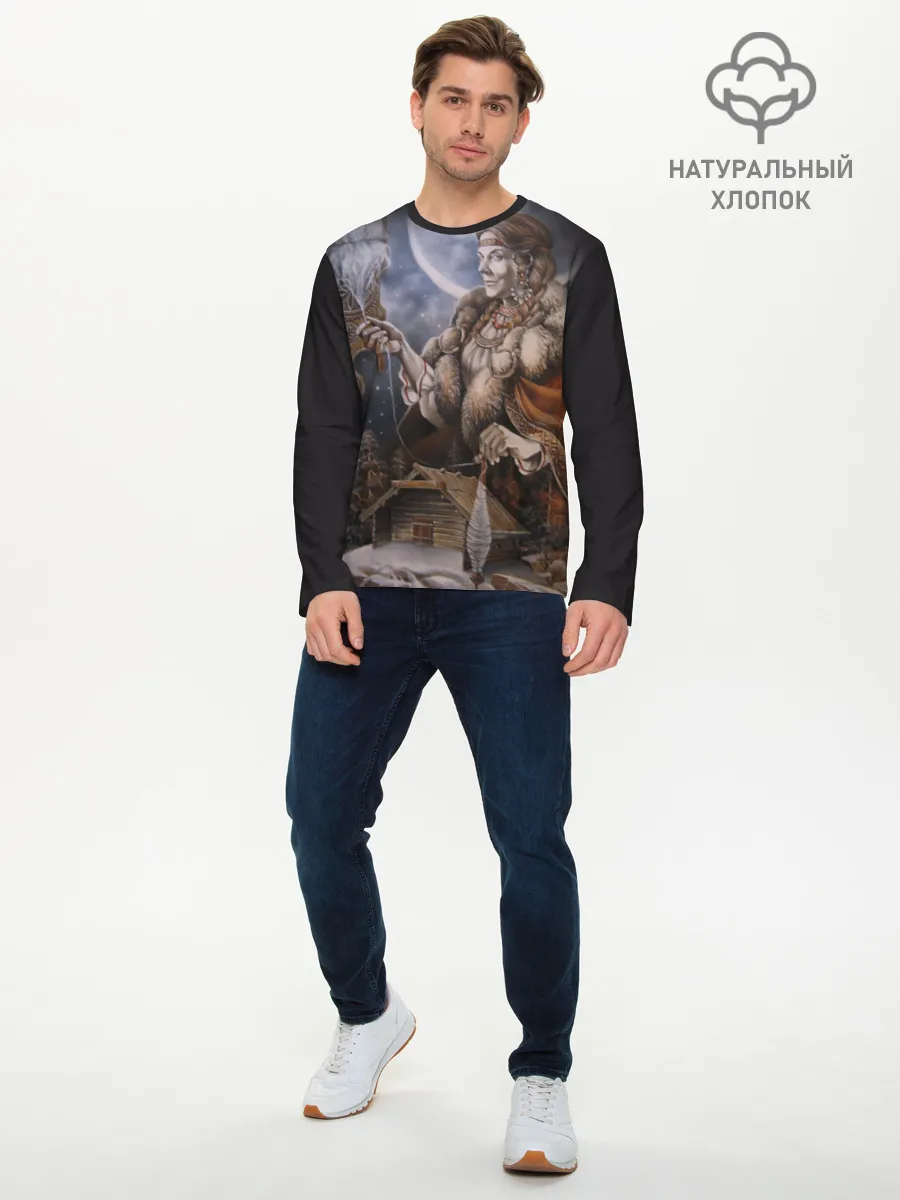 Мужской лонгслив базовый / Макошь