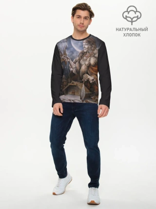 Мужской лонгслив базовый / Макошь