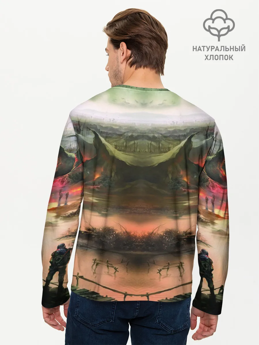 Мужской лонгслив базовый / STALKER