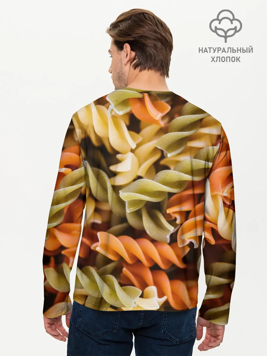 Мужской лонгслив базовый / Макароны Спиральки