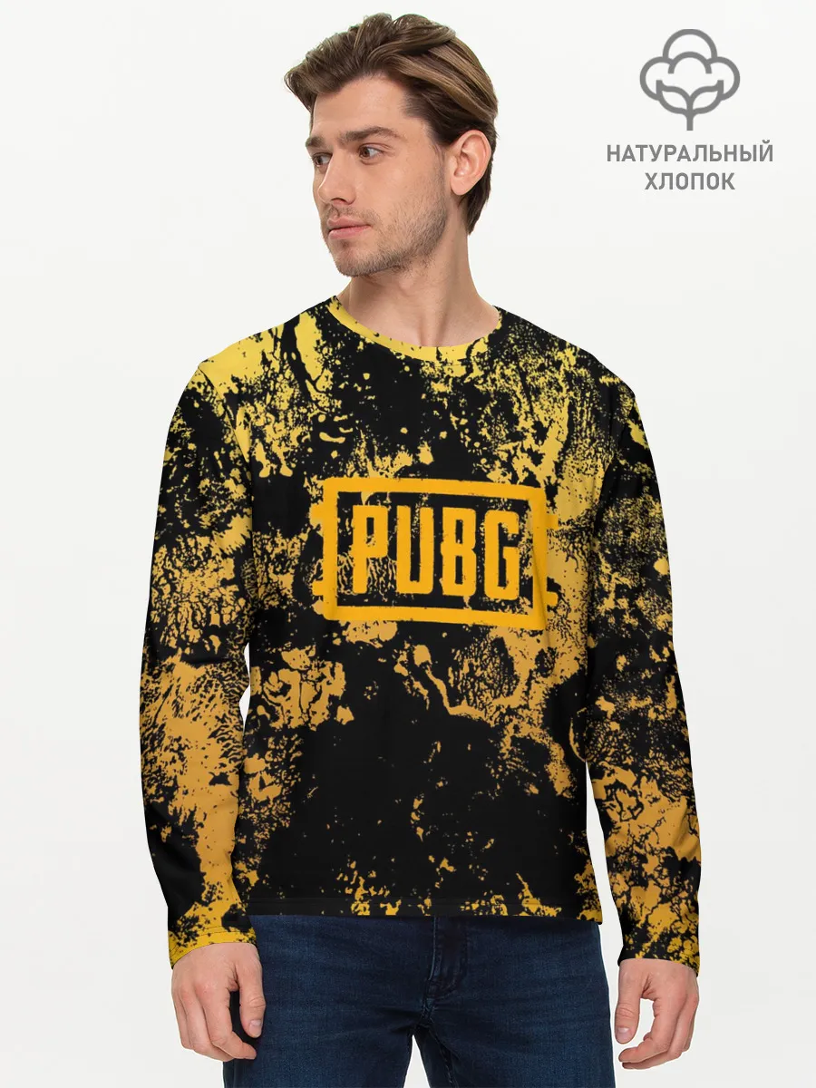 Мужской лонгслив базовый / PUBG