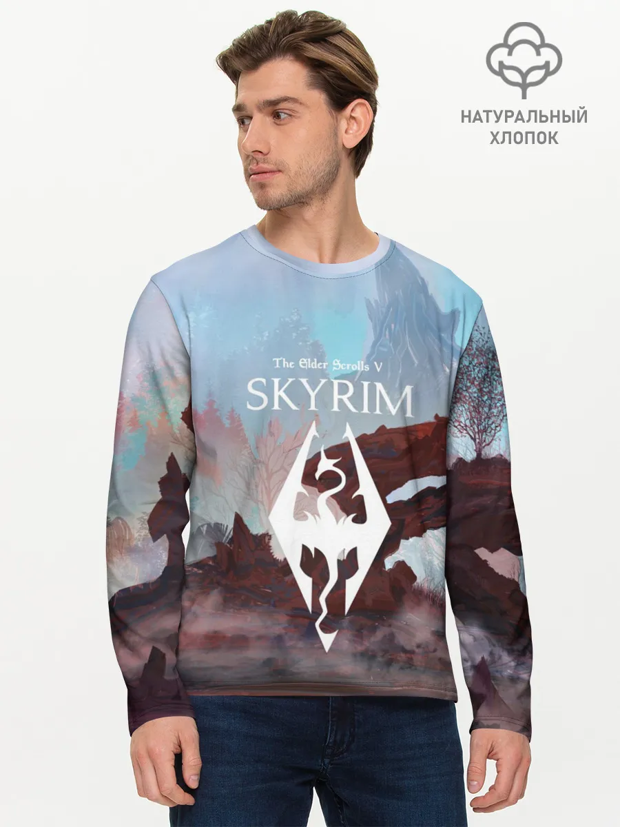 Мужской лонгслив базовый / The Elder Scrolls SKYRIM