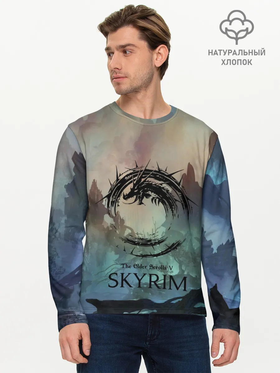 Мужской лонгслив базовый / The Elder Scrolls SKYRIM