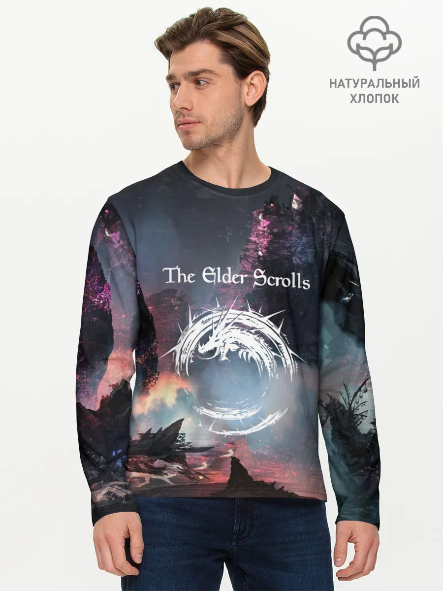 Мужской лонгслив базовый / THE ELDER SCROLLS