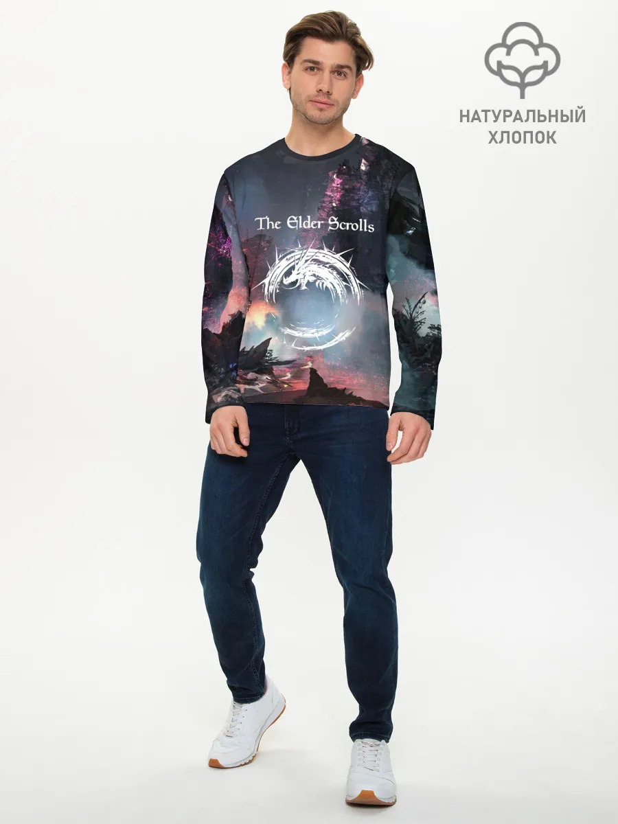 Мужской лонгслив базовый / THE ELDER SCROLLS