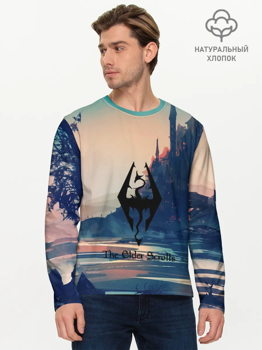 Мужской лонгслив базовый / The Elder Scrolls