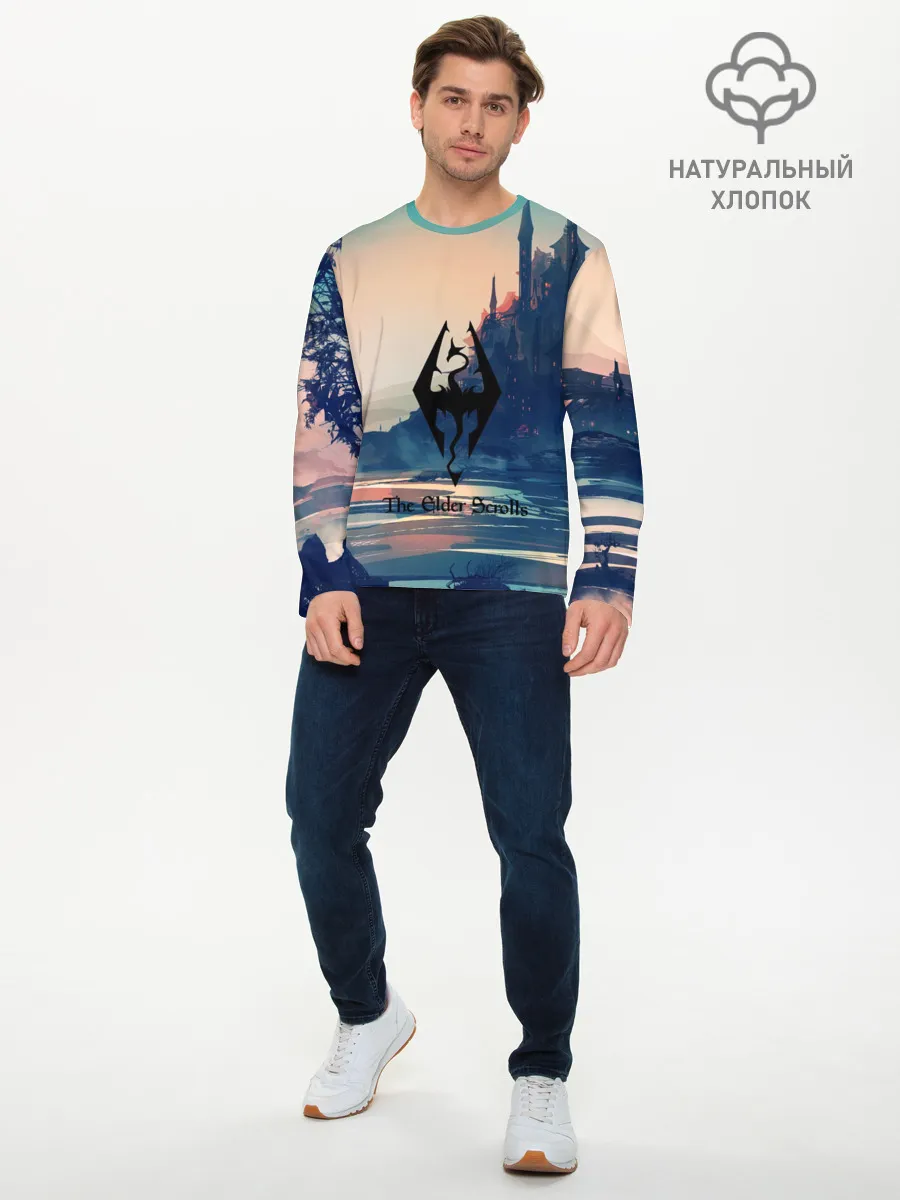 Мужской лонгслив базовый / The Elder Scrolls