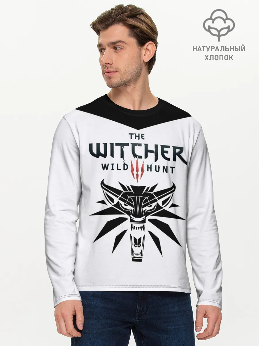 Мужской лонгслив базовый / THE WITCHER 3: WILD HUNT