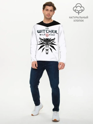Мужской лонгслив базовый / THE WITCHER 3: WILD HUNT