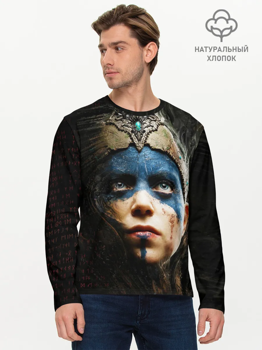 Мужской лонгслив базовый / Senuas Sacrifice