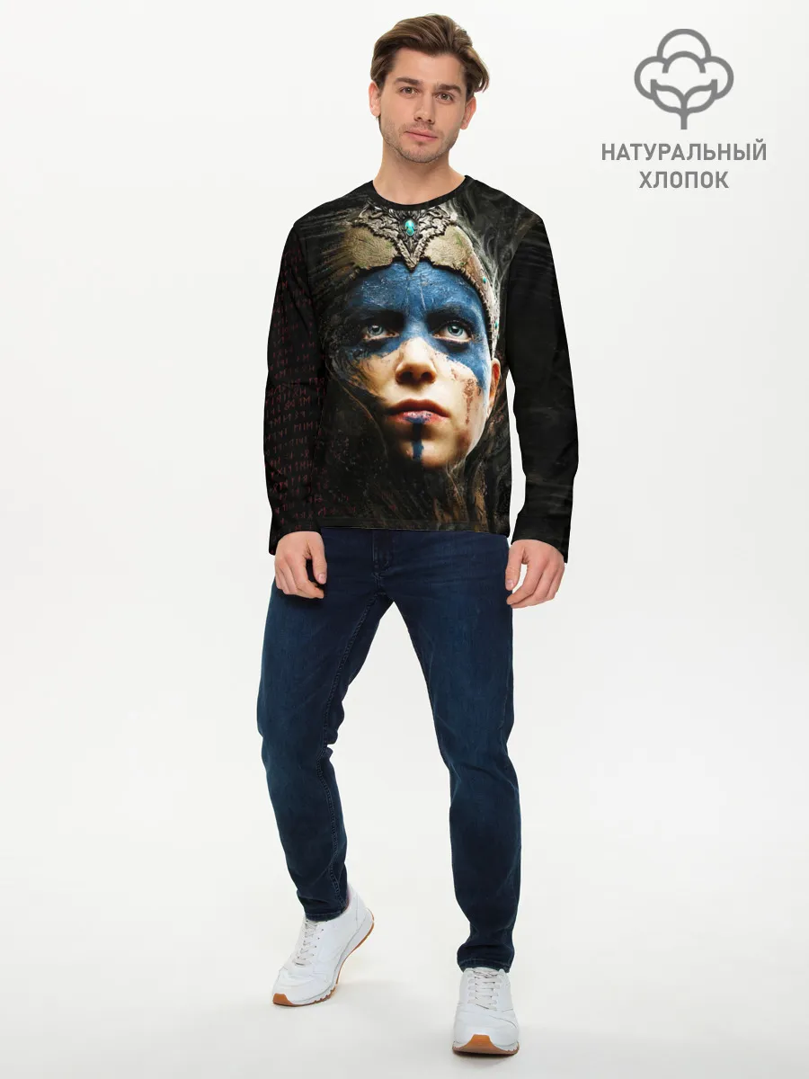 Мужской лонгслив базовый / Senuas Sacrifice