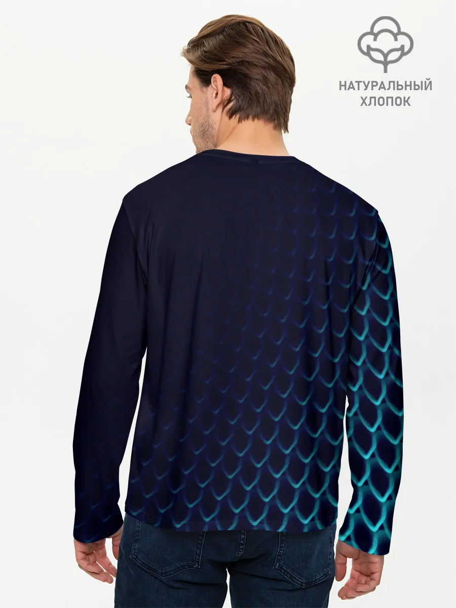 Мужской лонгслив базовый / Tesla Motors