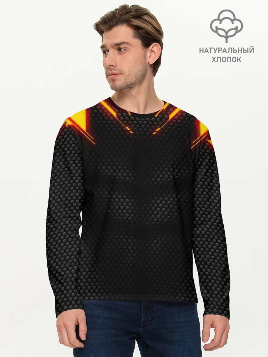 Мужской лонгслив базовый / CYBERPUNK 2077