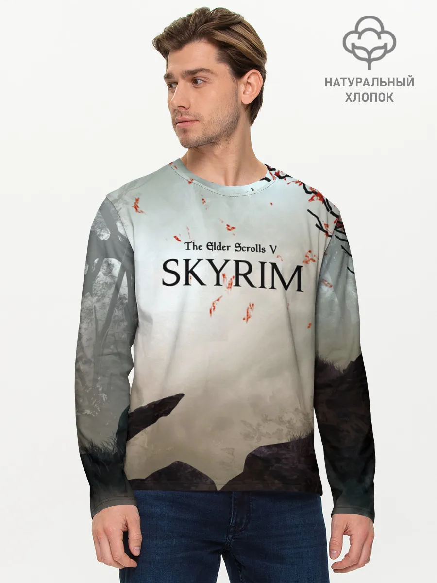 Мужской лонгслив базовый / The Elder Scrolls SKYRIM 5
