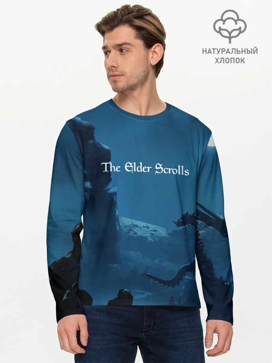 Мужской лонгслив базовый / THE ELDER SCROLLS