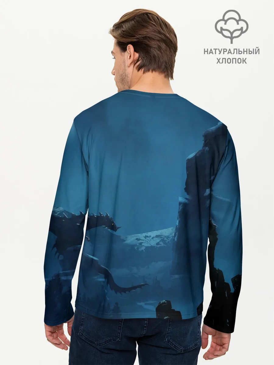 Мужской лонгслив базовый / THE ELDER SCROLLS