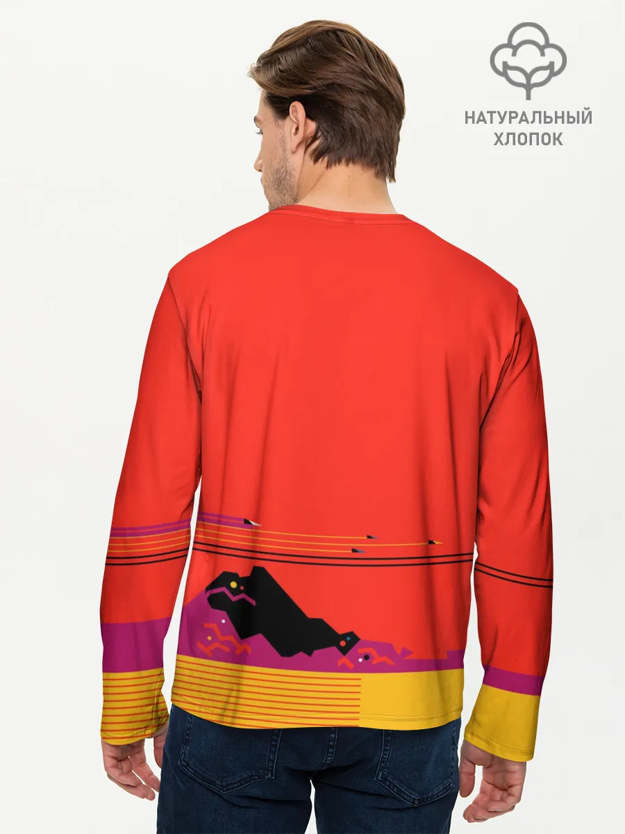 Мужской лонгслив базовый / Марс