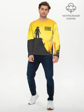 Мужской лонгслив базовый / PUBG