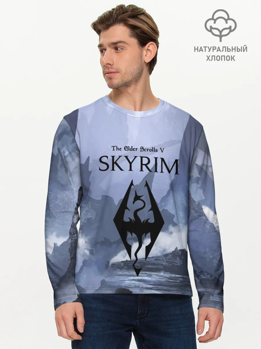 Мужской лонгслив базовый / THE ELDER SCROLLS 5 SKYRIM